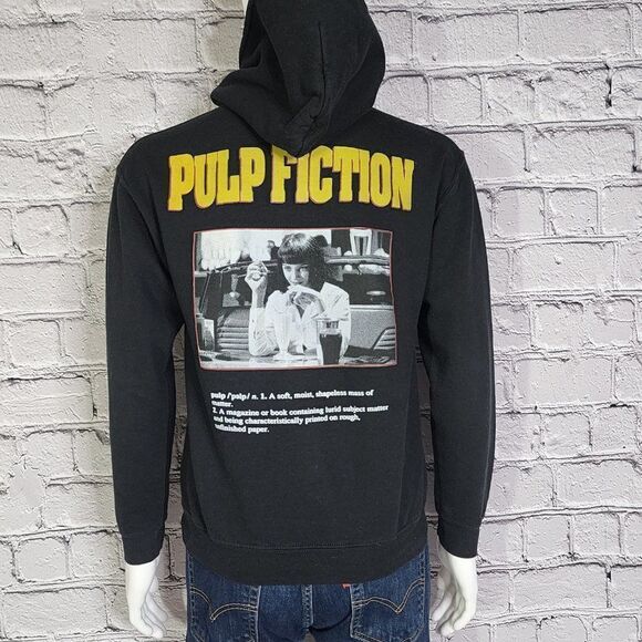 Pulp Fiction Hoodie Uma Thurman Mia Wallace Quentin Tarantino, Men's Small - Picture 3 of 10